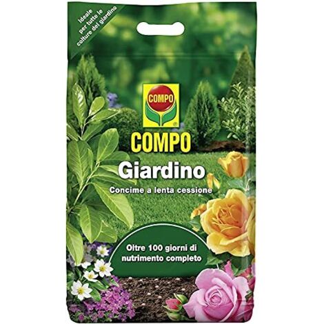 COMPO Giardino Concime a Lenta Cessione, Per tutte le colture del giardino, Oltre 100 Giorni di nutrimento, 4 kg