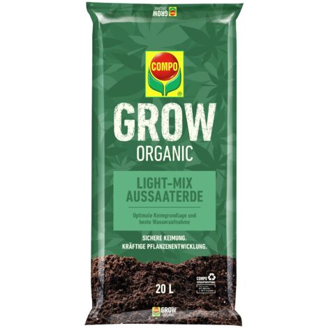 COMPO GROW Organic Light-Mix Aussaaterde 20l