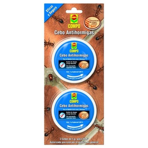 COMPO INSECTICIDA ANTIHORMIGAS CEBO 2X5G