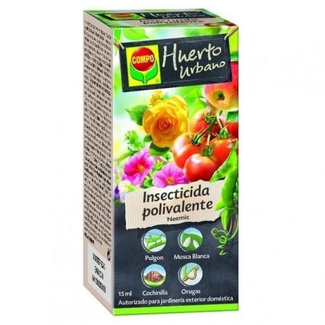 Compo insecticida polivalente Neemic huerto urbano 15 ml
