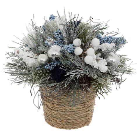 COMPO MACETA AZUL H19CM - Atmosphera créateur d'intérieur