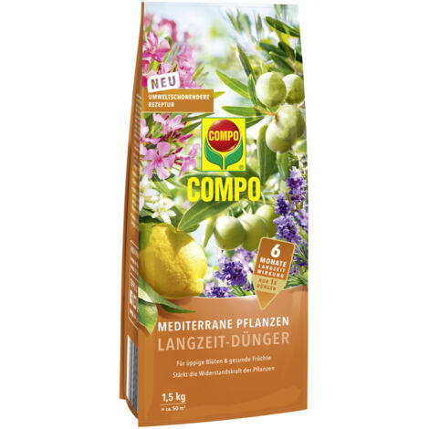 COMPO Mediterrane Pflanzen Langzeit-Dünger 1,5kg