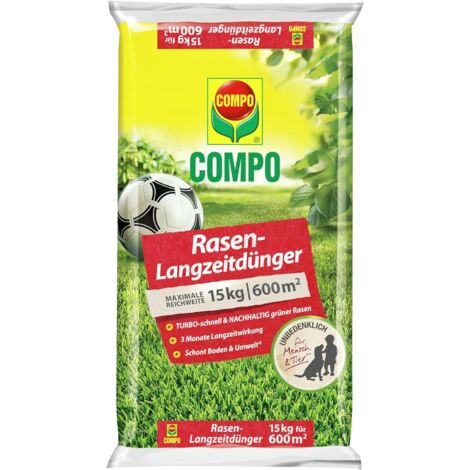 COMPO Rasen-Langzeitdünger 15kg für 600m²