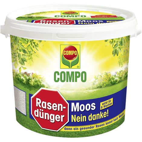 COMPO Rasendünger Moos - Nein danke 4 kg für ca. 160 m²