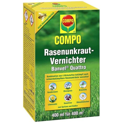 COMPO Rasenunkrautvernichter Banvel Quattro 400ml