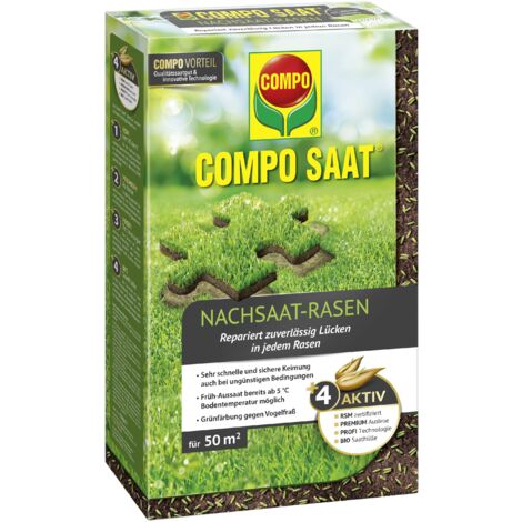 COMPO SAAT Nachsaat-Rasen 1kg für 50m²