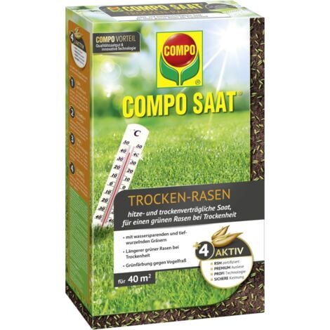 COMPO SAAT Trocken-Rasen 1kg für 40m²