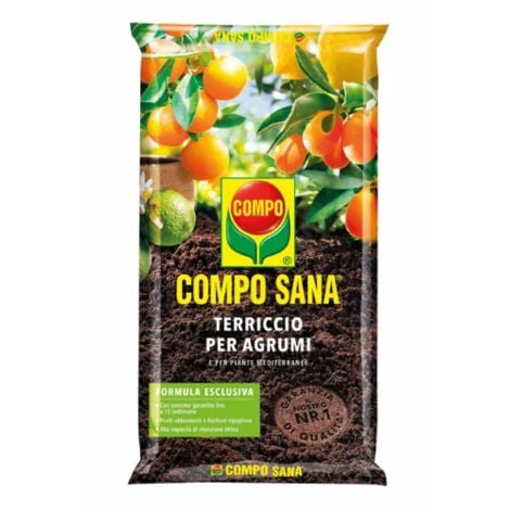 Compo SANA AGRUMI Terra Terriccio substarto concimato Turbo Radici 20 LT