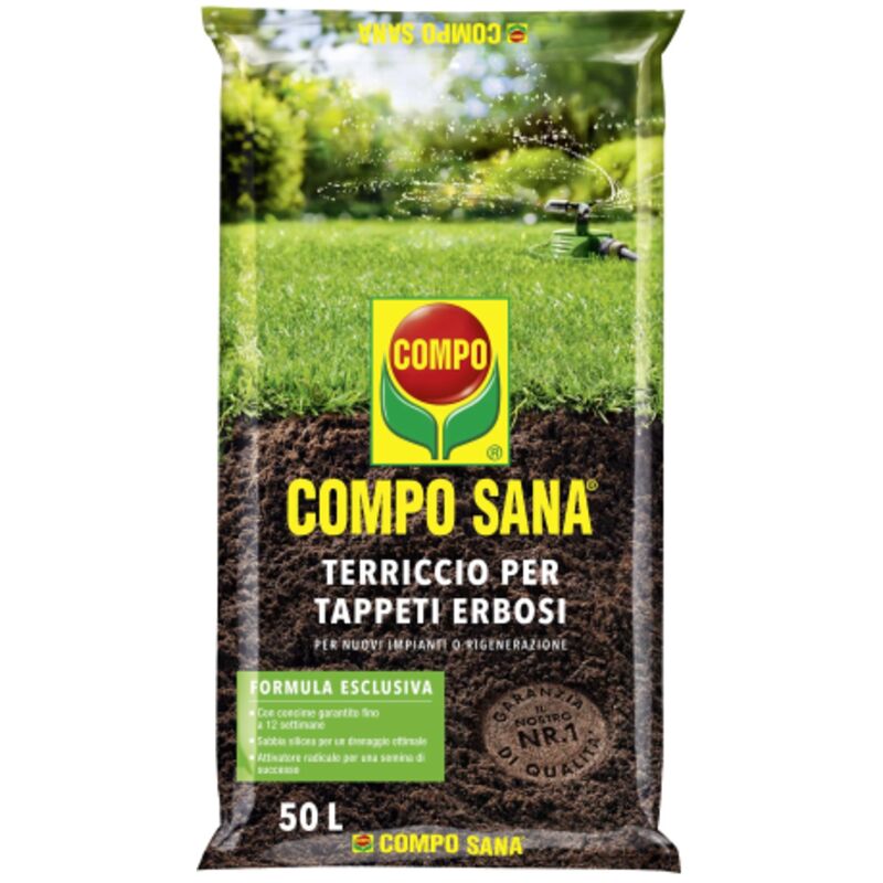 Compo Sana Tappeti Erbosi Terra Terriccio Substarto Con Sabbia Turb...