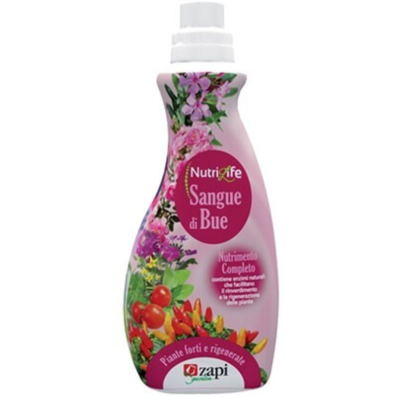 Zapi Concime Nutrimento Liquido Naturale A Base Di Sangue Di Bue 1 Lt
