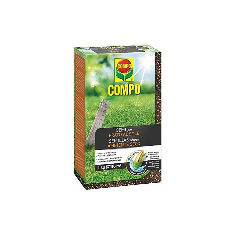 

Semilla de césped ambiente seco 1 Kg - Compo