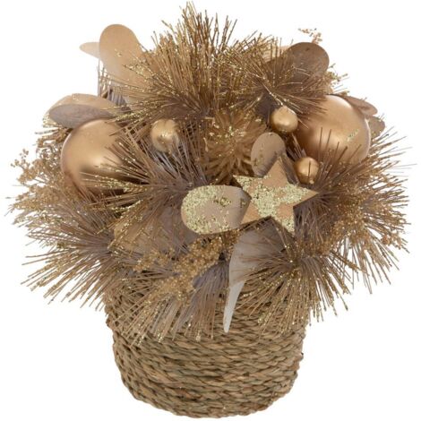 COMPO TOPF GOLD H19CM - Feeric lights & christmas
