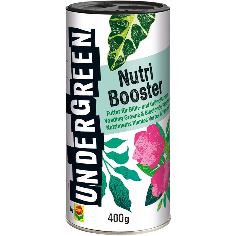 

Verde y plantas con flores 400g Fertilizantes Undergreen Nutri Booster - Compo