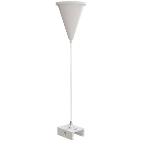 Componente Sospensione Per Binario Plastica Colore Bianco