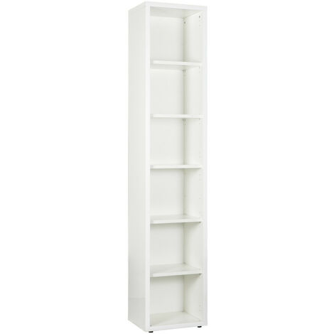 COMPOSAD Libreria Disegno stretta laccata bianca LB4802 L44h217p36