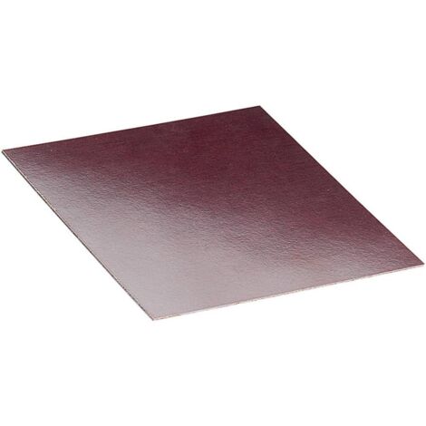 Plaque de montage 200 x 300 x 2 mm en bakélite marron – Autre composant de tableau électrique – 1 pièce – Sans couche de cuivre – Proma - S56932
