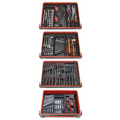 Set herramientas mantenimiento 35 pzs + caja metálica - FACOM
