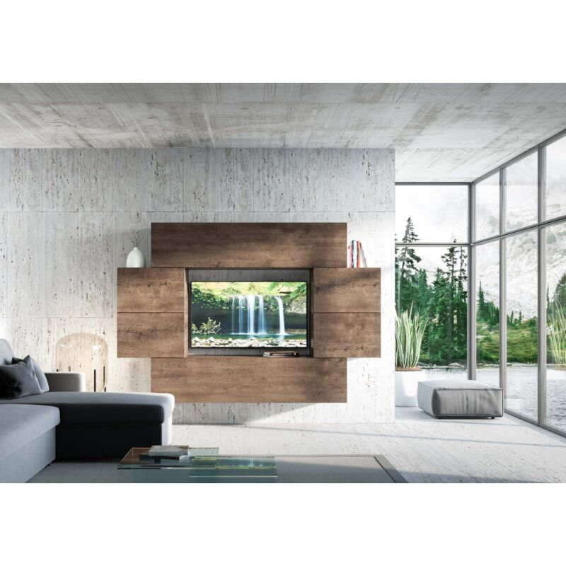 Composition murale salon A07 L.234 H.160 P.39.2