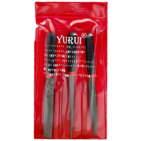 Composition de 3 limes demi-douces - longueur 118 mm - Ce produit de marque yozhiqu est neuf