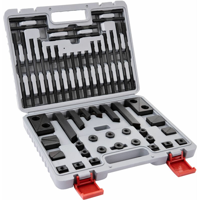 Composition de bridage 58 pcs. pour rainure en T de 14 mm filet M12 MW-Tech ODS12