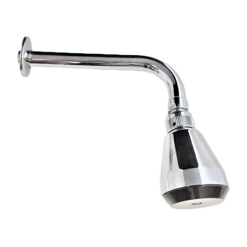 Bagnoclic - Ensemble de bras douche cm 20 et pommeau de douche anti-calcaire