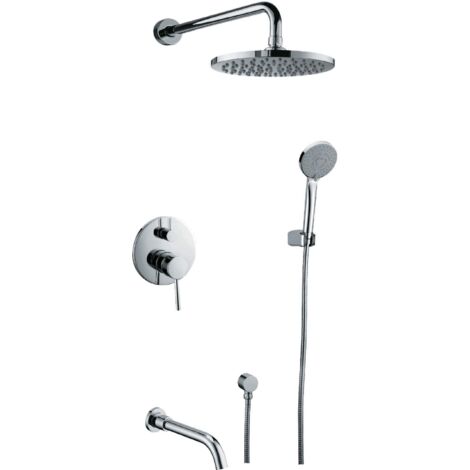 Composition de douche fixation encastrée 413 collection Erymanthe