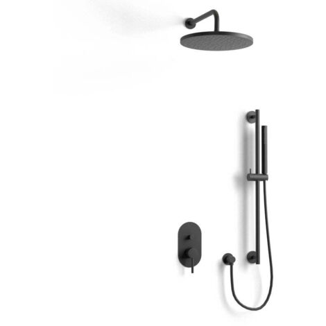 COMPOSITION DE DOUCHE SC85 EN LAITON NOIR COLLECTION CÉPHISE