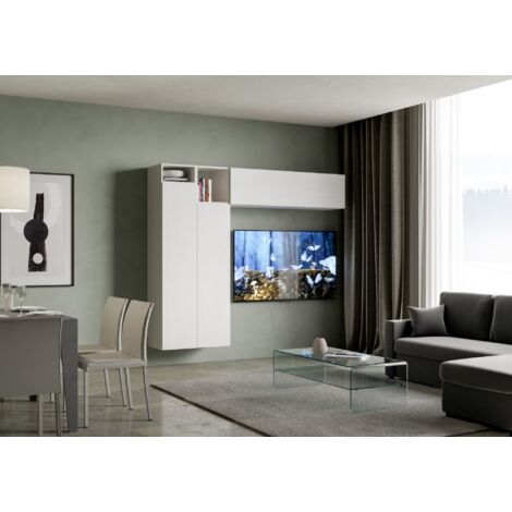 Composition murale salon A21B L.234 H.194 P.39.2 En option Bibliothèque h.30 94 €