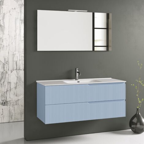 Composizione 4 pezzi ZIP azzurro tiffany