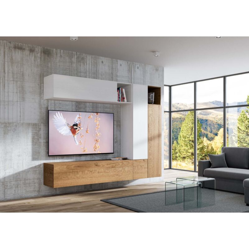 Composizione Parete Soggiorno A08 L.254 H194