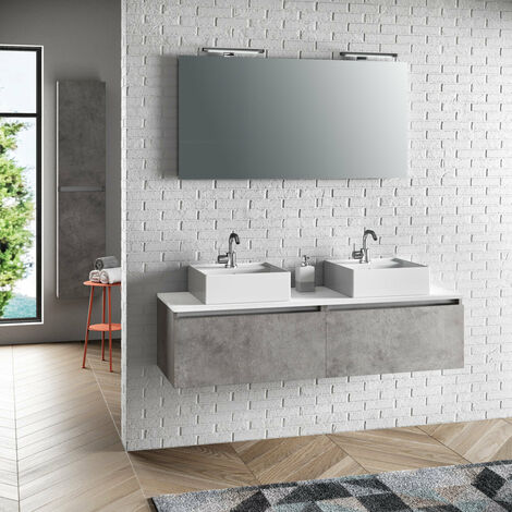 Specchio Bagno Barled 140xH70 cm con Lampada Led - Iperceramica