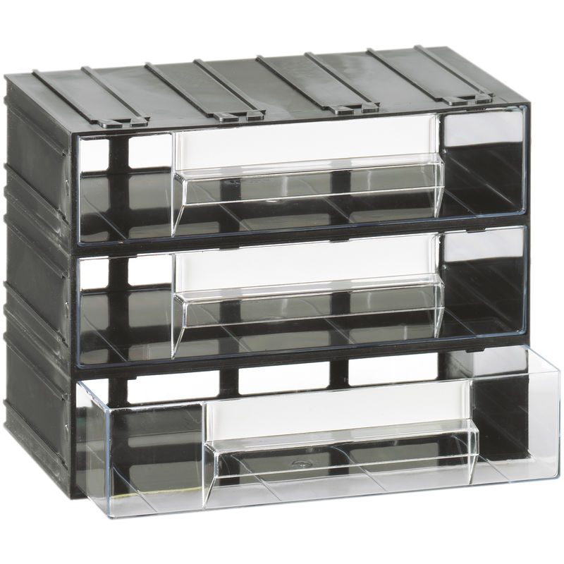 Image of Mobil Plastic - Cassettiera modulare T/Dcon 3 cassetti - Trasparente trasparente