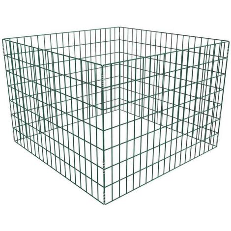 Compostador de malla cuadrado 100x100x70 cm