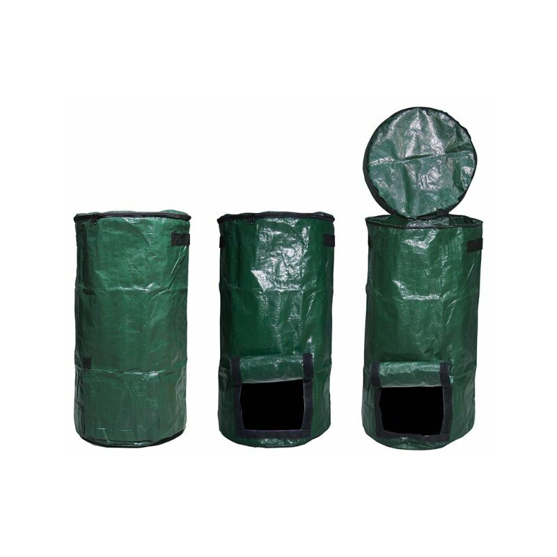 Composter, Set of 3 Garden Compost Bags，Garden Green Waste Bags