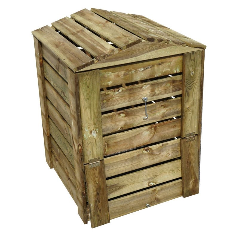 Composteur avec trappes - cabane