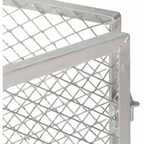 Composteur de jardin 100x100x77 cm Fer galvanisé CFW870664