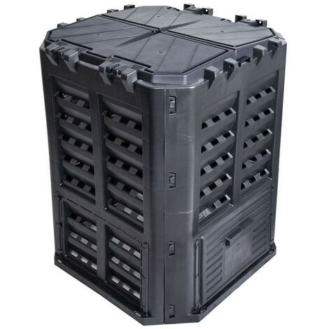 Composteur de jardin 360 Litres 69 x 69 x H84 cm KOMPOBOX BRIXO