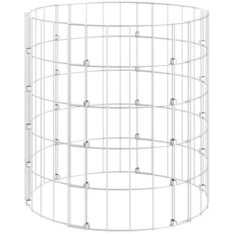 Composteur de jardin Ø50x50 cm Acier galvanisé CFW654048
