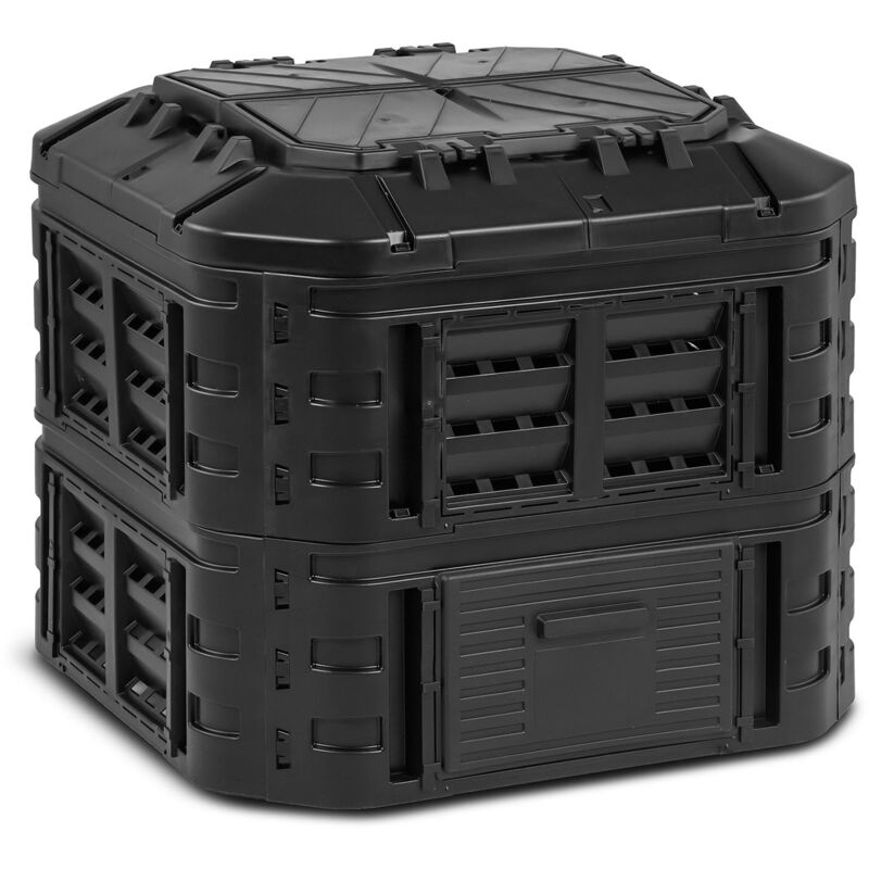 Composteur de jardin 600 litres polypropylène haute qualité