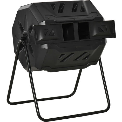 Composteur de jardin rotatif CYCLO noir
