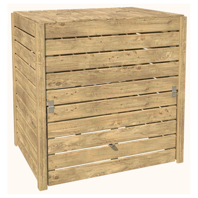 Forest Style - Composteur en bois traité 500L Converto - Vert