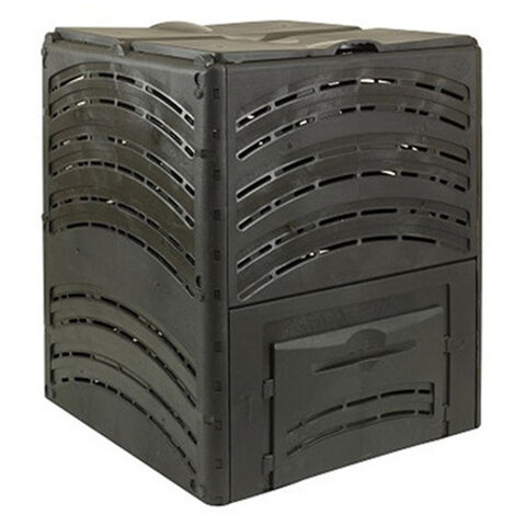 Composteur en plastique 650 litres pour jardin - (LxlxH) 800 x 800 x 1000 mm - 213004