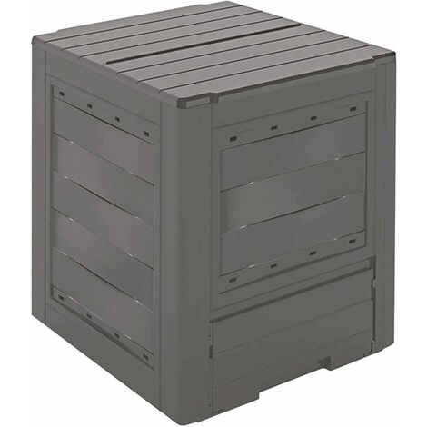 Composteur Organic Gardiun 260 L 60x60x73 cm Plastique Recyclé