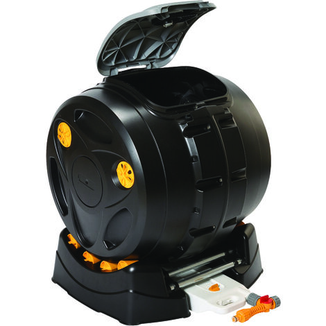 Composteur Rotatif Easy Mix 2en1 - HOZELOCK - Garantie 3 ans - Noir