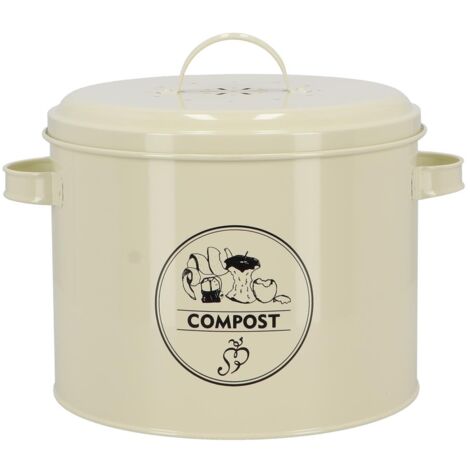 Compostiera da cucina con filtro al carbone