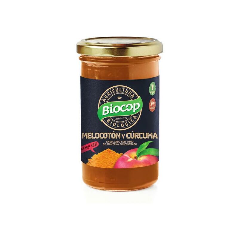 

Compota melocotón cúrcuma Biocop 280 g