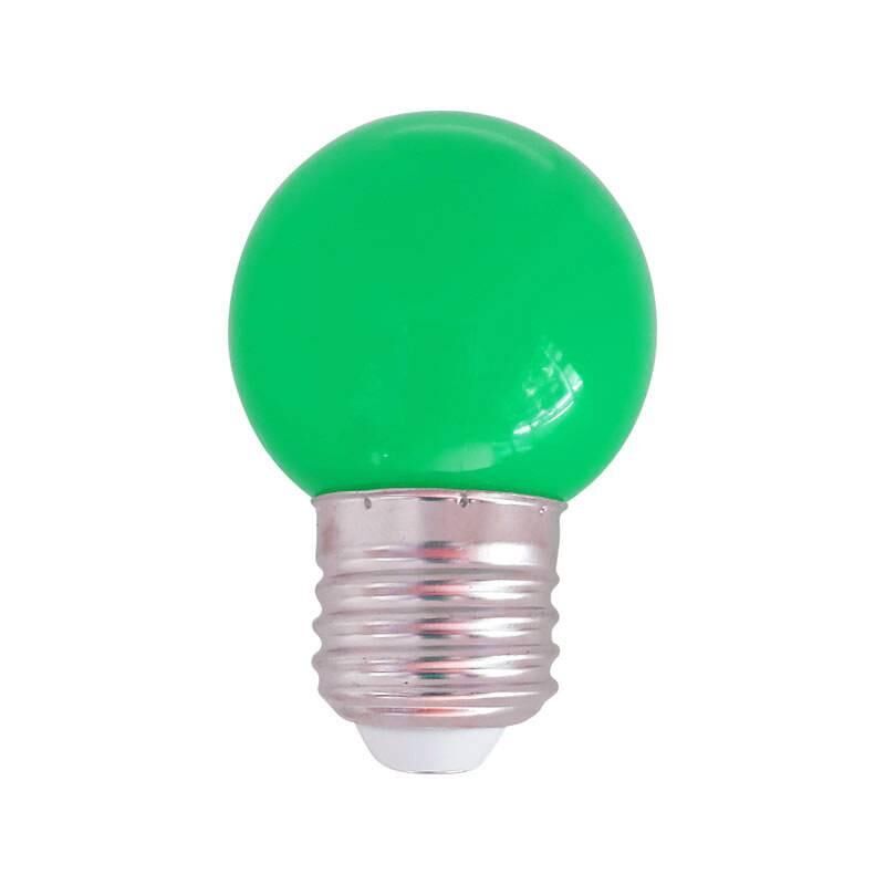 

Bombilla LED VERDE E27 1W 230Vac 360º