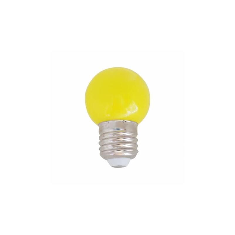 

Bombilla LED AMARILLO 1W 230Vac 360º