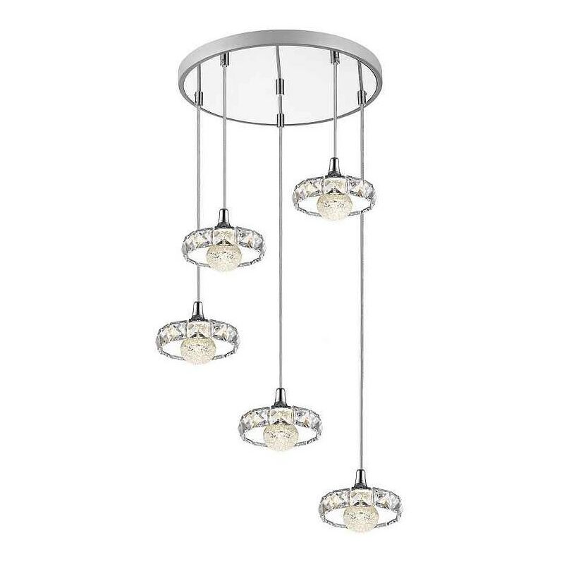 

Comprar lámpara circular SURIA led, 5 luces - Schuller