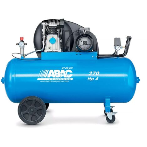 Compresor ABAC Pro EXP A49B/270  5.5HP 400V  Alta Potencia y Rendimiento Superior  270L de Capacidad  Modelo A49B/270, Ideal para Uso Industrial  4116000243